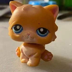 Toys Littlest Pet Shop Lps Persian Orange Long Hair Cat 153